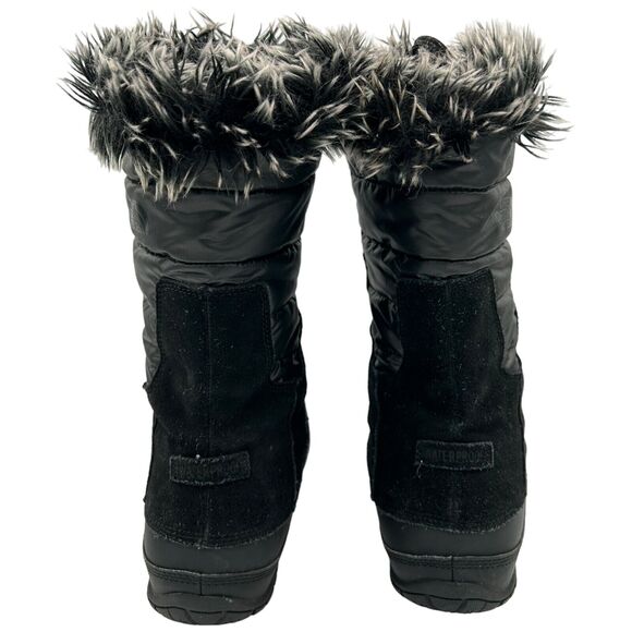 THE NORTH FACE NUPTSE PURNA BOOT WOMEN'S SHINY TNF Black A0Z3 size 9 - Picture 7 of 10